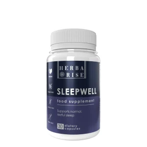Опаковка Sleepwell от Herbarise - натурална хранителна добавка за сън