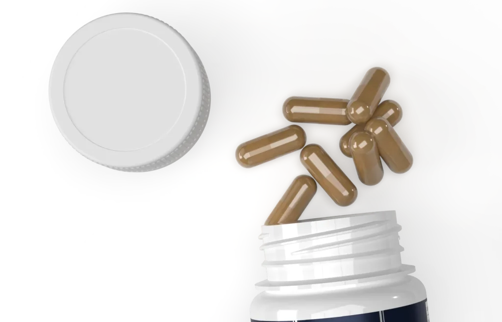 HR SLEEPWELL action above capsules splitted up