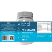 Herbarise Prostalfix food supplements label product NS 02