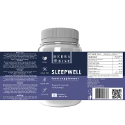 Herbarise Sleepwell food supplements label product NS 02