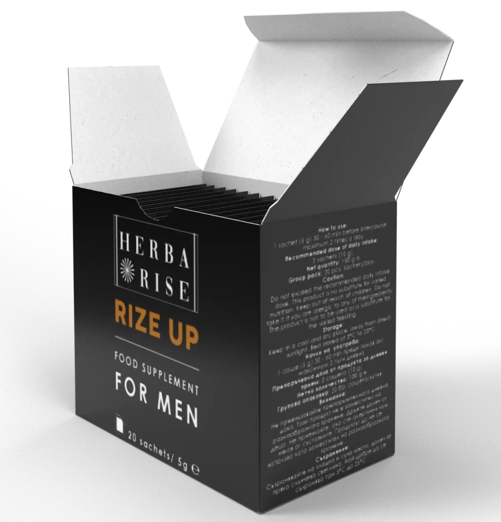 Herbarise RIZEUP box open product