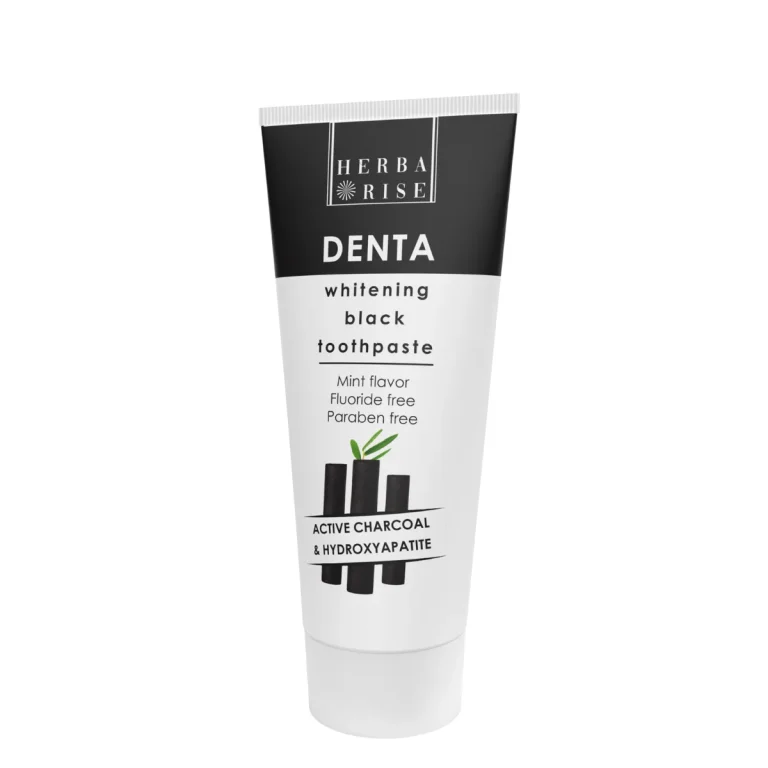Тубичка избелваща паста за зъби Denta Whitening Black