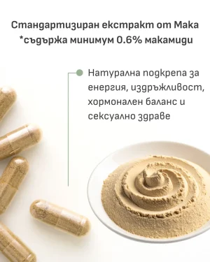 Мака екстракт 360мг.  0,6% макамиди