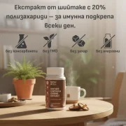 Шийтаке екстракт 570 mg | 20% полизахариди