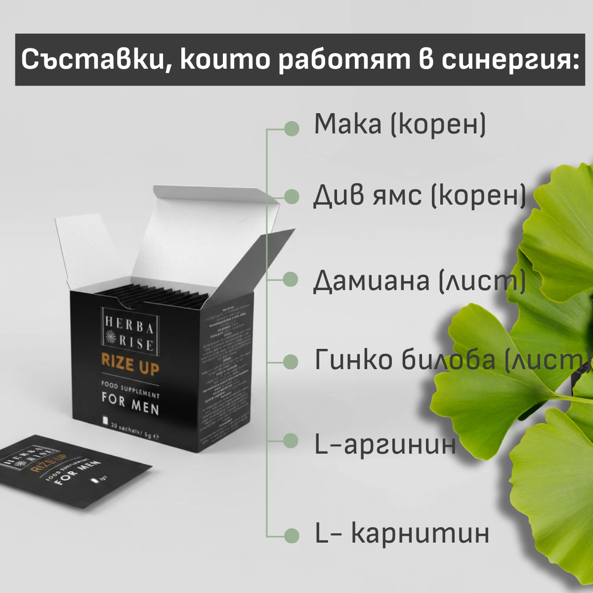 RIZE UP за мъжка потентност