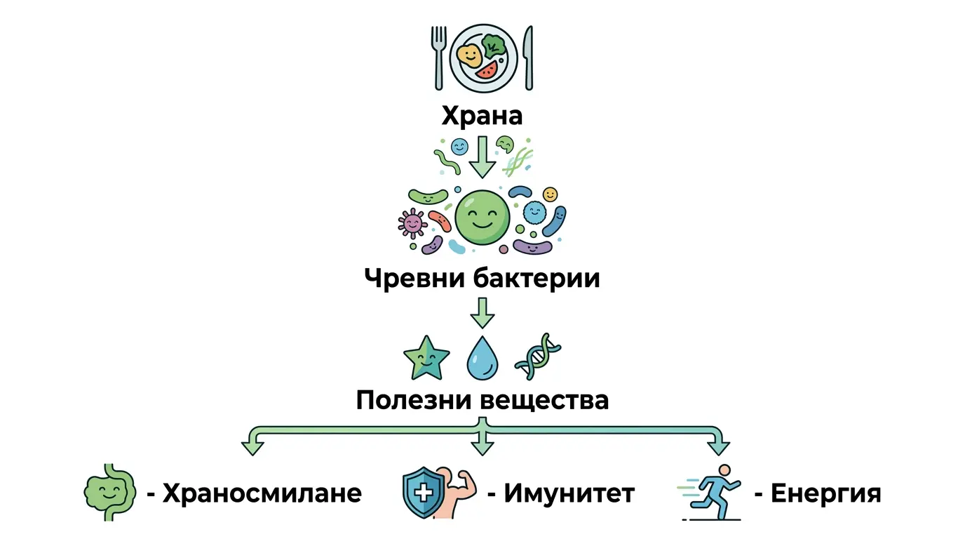 чревен микробиом баланс